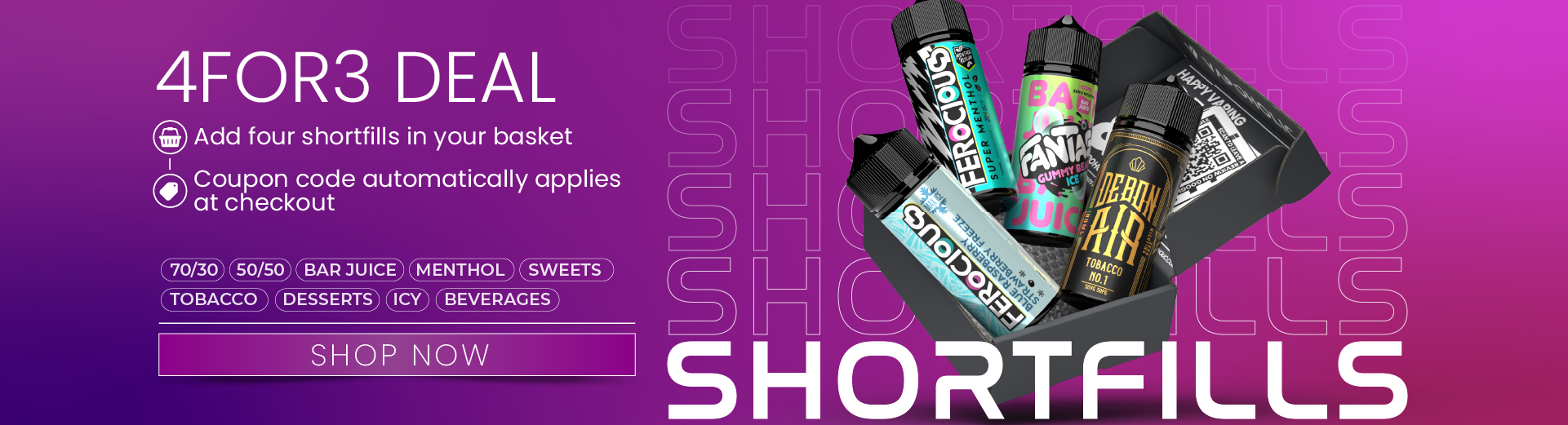 Shortfills Promo