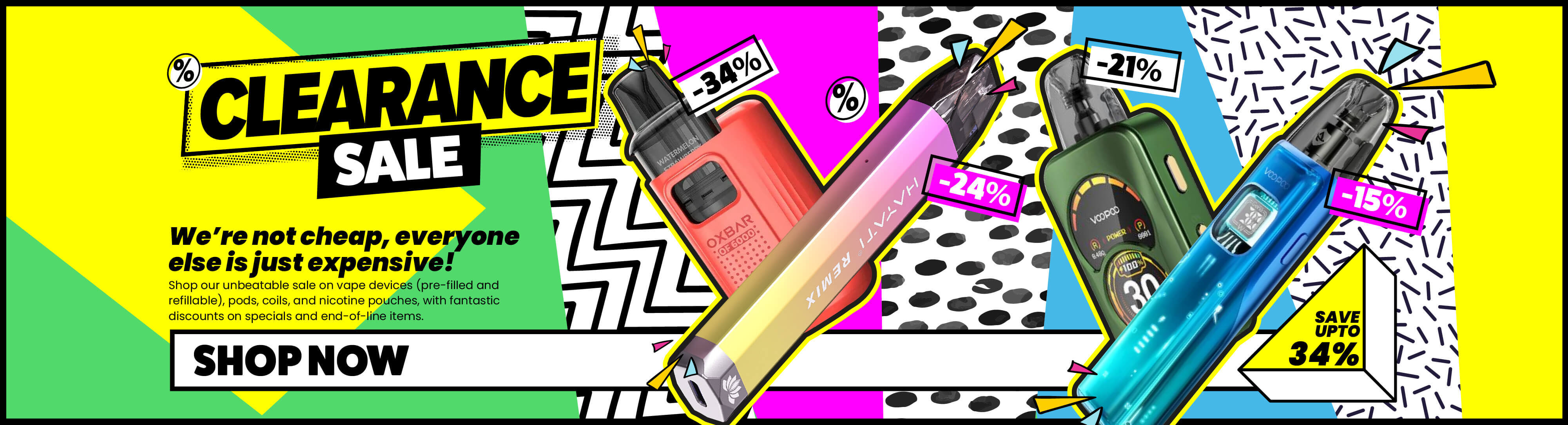 Clearance Sale Promo